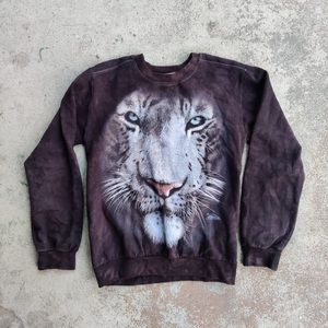 White Tiger Crewneck Sweater